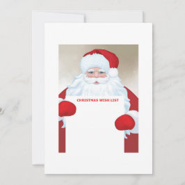 Invitación "Querido Papá Noel, Navidades quieren una lista pa