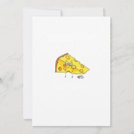 Invitación Queso personalizado. Maduro. cumpleaños