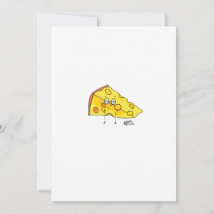 Invitación Queso personalizado. Maduro. cumpleaños