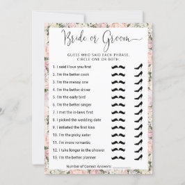 Invitación ¿Quién conoce mejor a la pareja?