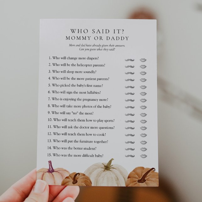 Invitación ¿Quién lo dijo, mami o papi? (Subido por el creador)