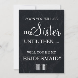 Invitación ¿Quieres ser mi dama de honor?