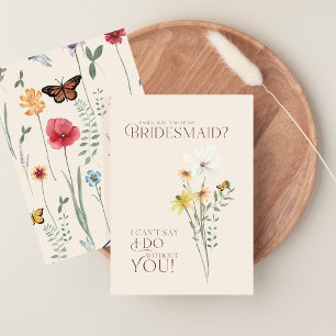 Invitación ¿Quieres Ser Mi Dama de Honor Margarita Amarilla F