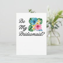 ¿Quieres ser mi dama de honor? Propuesta de boda t