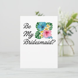Invitación ¿Quieres ser mi dama de honor? Propuesta de boda t