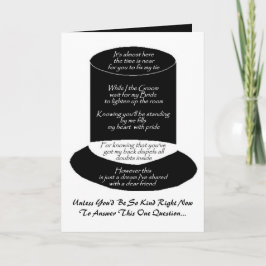 Invitación "¿Quieres ser mi padrino de bodas?"