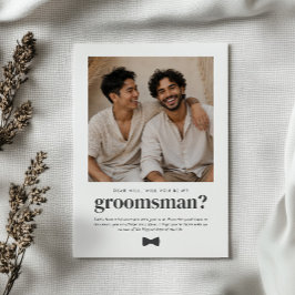 Invitación ¿Quieres Ser Mi Padrino Propuesta de Foto