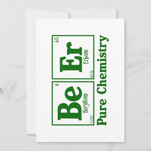 Invitación Química pura 2 (Anverso)