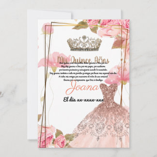 Invitación Quince años 