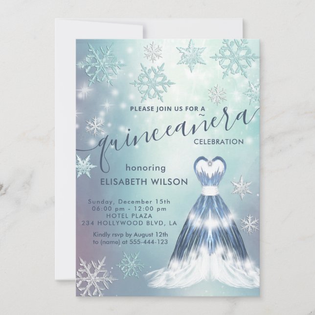 Invitación Quinceañera (Anverso)