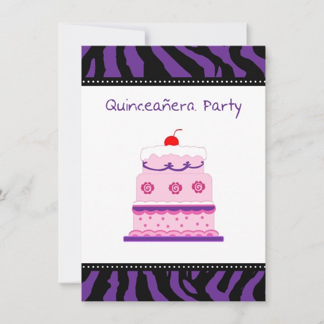 Invitación Quinceanera (Anverso)