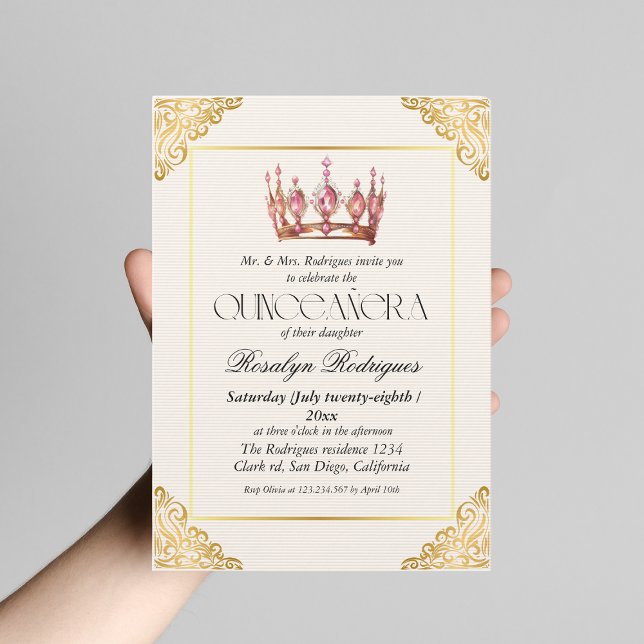 Invitación Quinceanera (Subido por el creador)