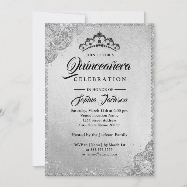 Invitación Quinceanera (Anverso)