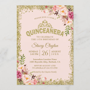 Invitaciones de Quinceañera  Zazzle.es