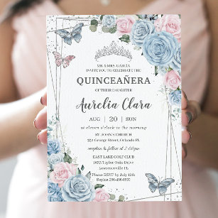 Invitaciones de 15 florales