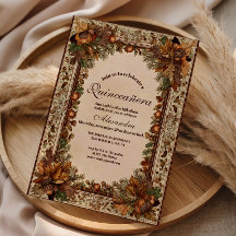 Quinceañera Botánica del Bosque de Otoño