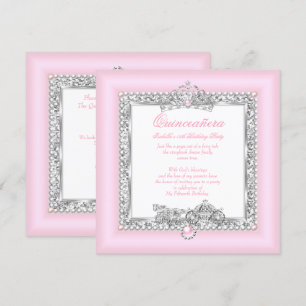 Invitación Quinceañera Cumpleaños 15 Magia Cuento de Hadas Ro