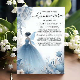 Invitación Quinceanera de bosque encantado de la nueva bruja 