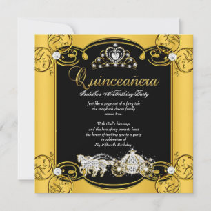 Invitación Quinceañera de Cuento de Hadas 15 Cumpleaños Amari