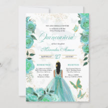 Quinceanera De La Mariposa De Los Rosas Azules Tur