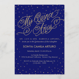 Invitación Quinceañera de las Estrellas Nocturnas