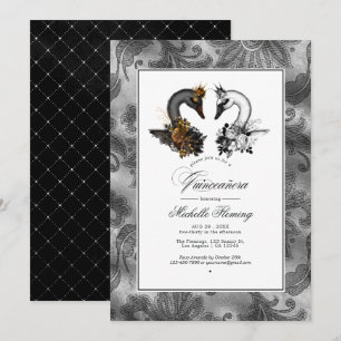 Invitación Quinceañera del Cisne