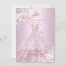 Quinceanera Dusty Rosa Purpurina Gown Sweet Peas