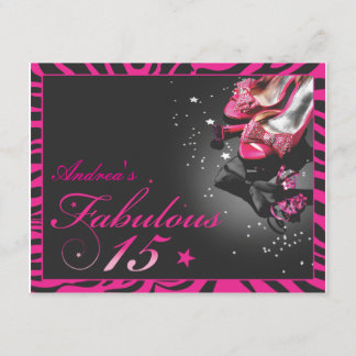 Invitación ¡Quinceañera fabuloso!
