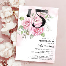 Quinceanera Floral Rústica