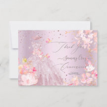 Quinceanera Gracias Dusty Rosa Purpurina Gown