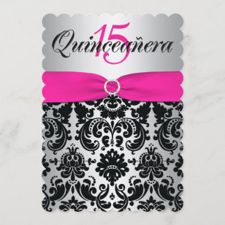 Invitación Quinceanera invita al rosa IMPRESO el | de la