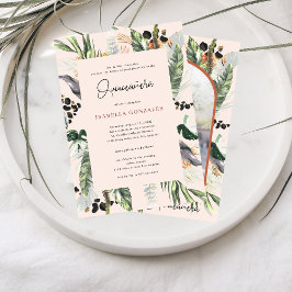 Invitación Quinceañera | Jungla de Verde y Terracota