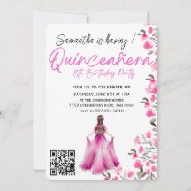 Quinceañera Minimalista Moderna Cumpleaños 15