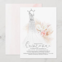 Quinceañera Moda Plata Pampas Grass 15º cumpleaños