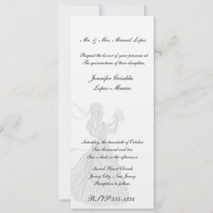 Invitación Quinceanera o dulce fiesta de cumpleaño