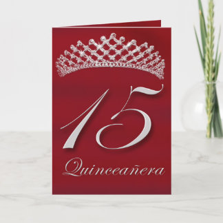 Invitación Quinceañera para el décimo quinto cumpleaños