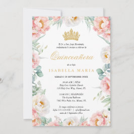 Invitación Quinceañera Pink para Editar en español