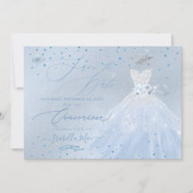 Quinceanera Salven la plata azul