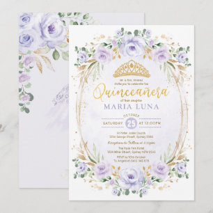 Invitación Quinceañera sana quince cumpleaños 15