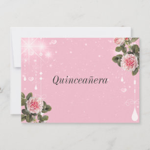 Invitación Quinceañera, Sweet Sixteen, Bat Mitzvah