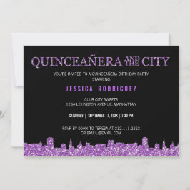 INVITACIÓN QUINCEAÑERA Y LA FIESTA DE NACIMIENTO DE LA CIUDAD