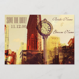 Invitación Quinta avenida vintage de Nueva York