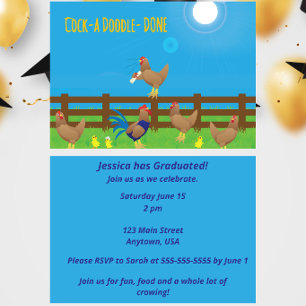 Invitación Quiquiriquí FIN Graduación
