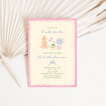 Quirky Colorful Bridal Tea Fiesta