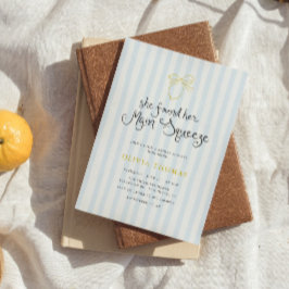 Invitación Quirky Lemon Main Squeeze Brieze Shower