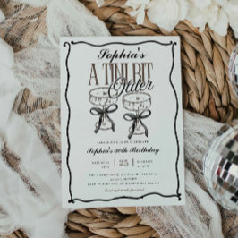 Invitación Quirky Tini bit mayor Espresso Martini cumpleaños