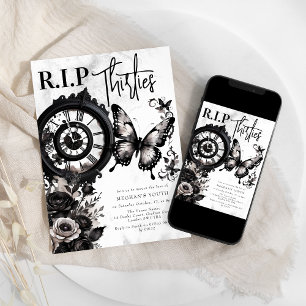 Invitación R.I.P Treinta   Fiesta de cumpleaños 40