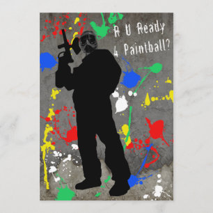 Invitación ¿R U alistan 4 Paintball?