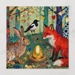 Invitación Rabbit, Magpie, Fox and “The Golden Goose Egg”
