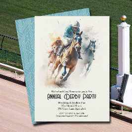 Invitación Race Horses Derby Fiesta